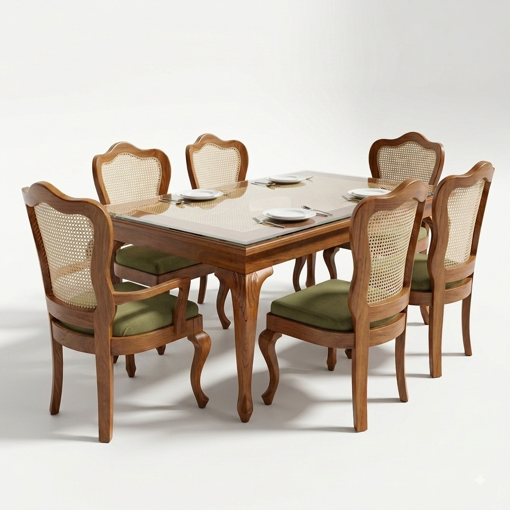 BIRLA TEAK WOOD DINING SET
