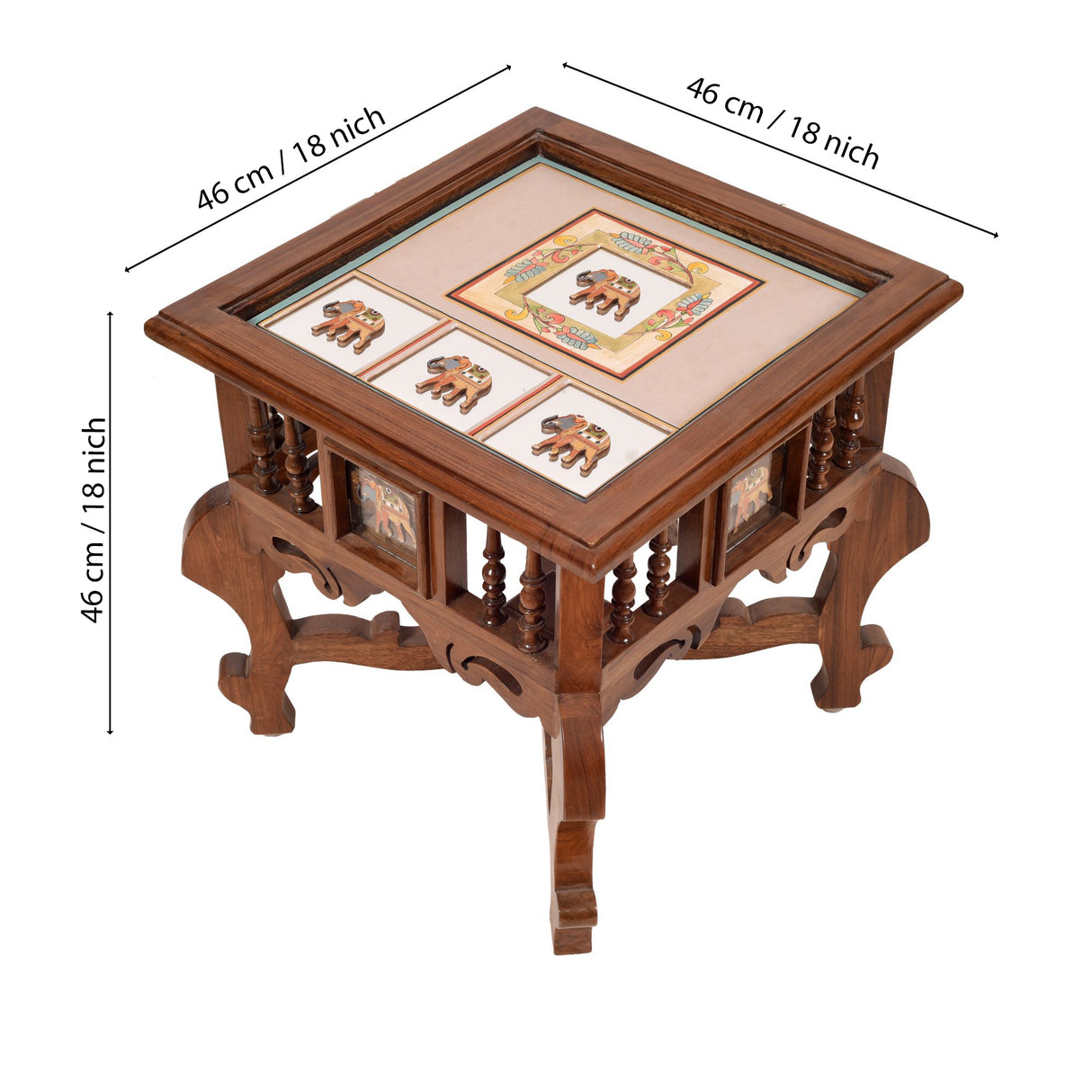 MAHI I BED SIDE TABLE TEAK WOOD