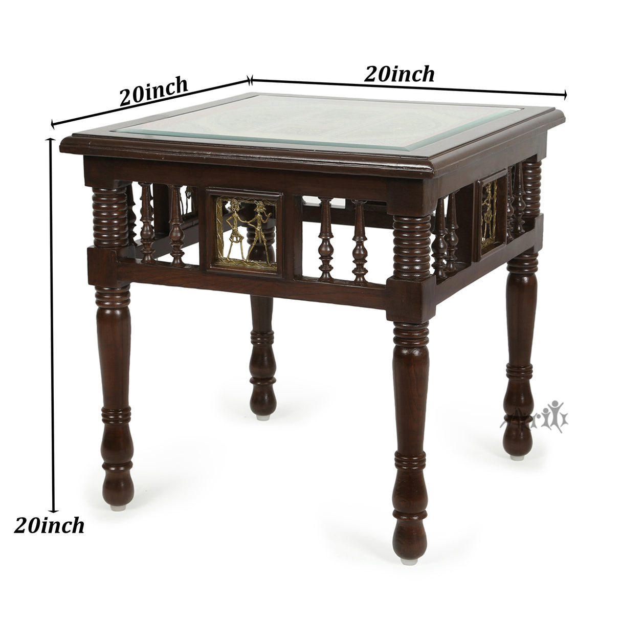 YUGE III SIDE TABLE TEAK
