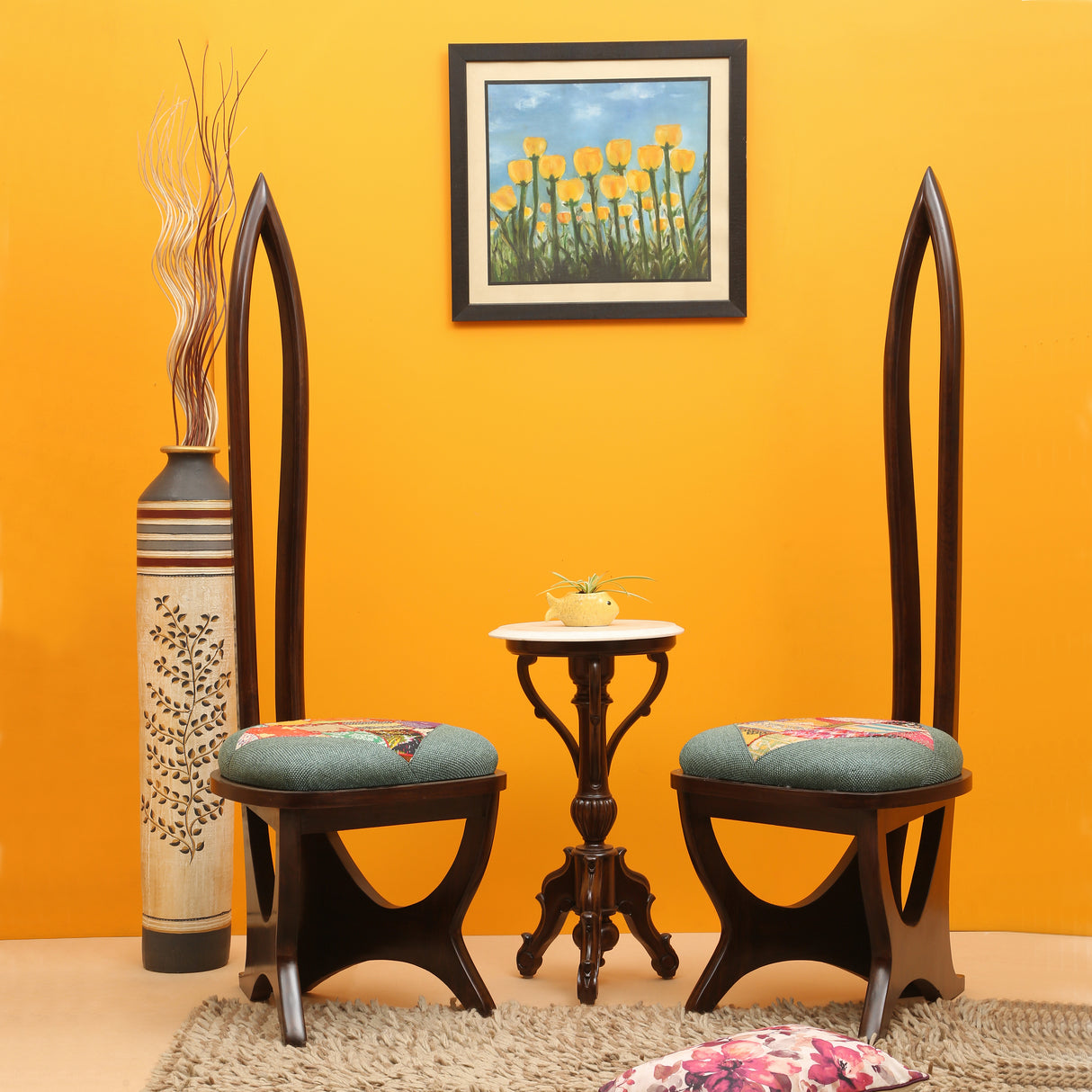 HELENA LOBBY CHAIR WITH STYLISH BACKREST