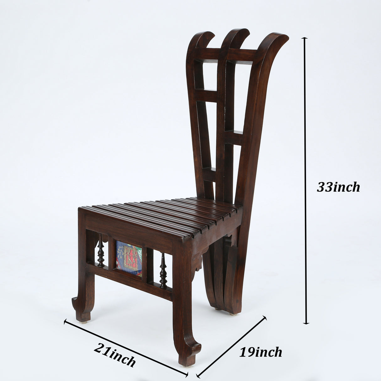 VITTA SLIPPER STRIPED CHAIR