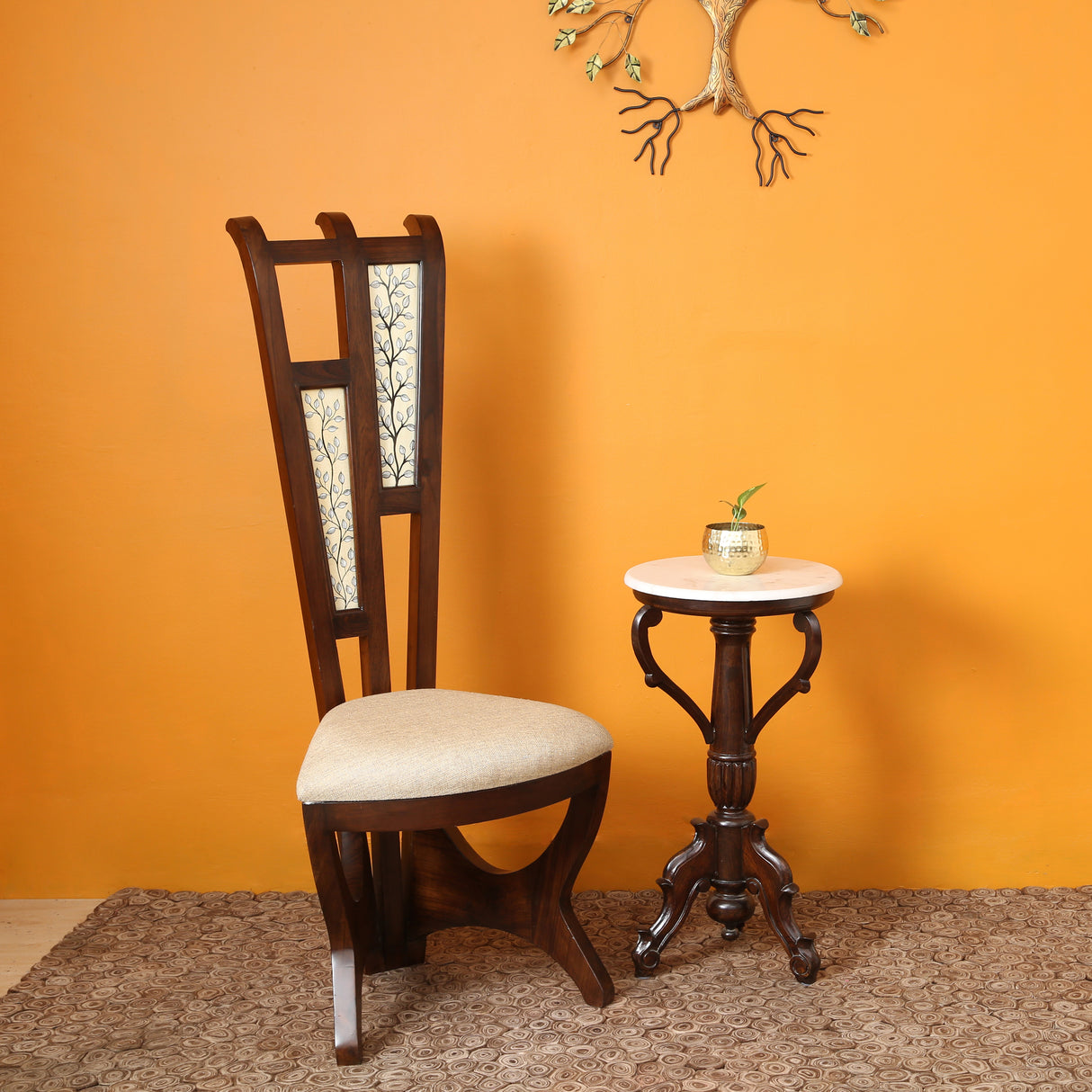 DIANA LOBBY CHAIR WITH STYLISH BACKREST