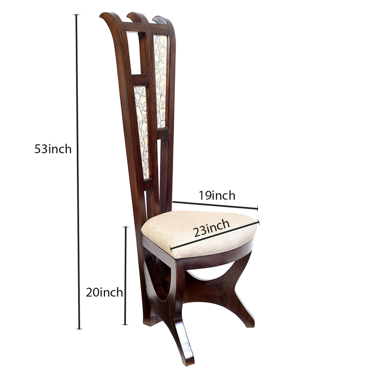 DIANA LOBBY CHAIR WITH STYLISH BACKREST