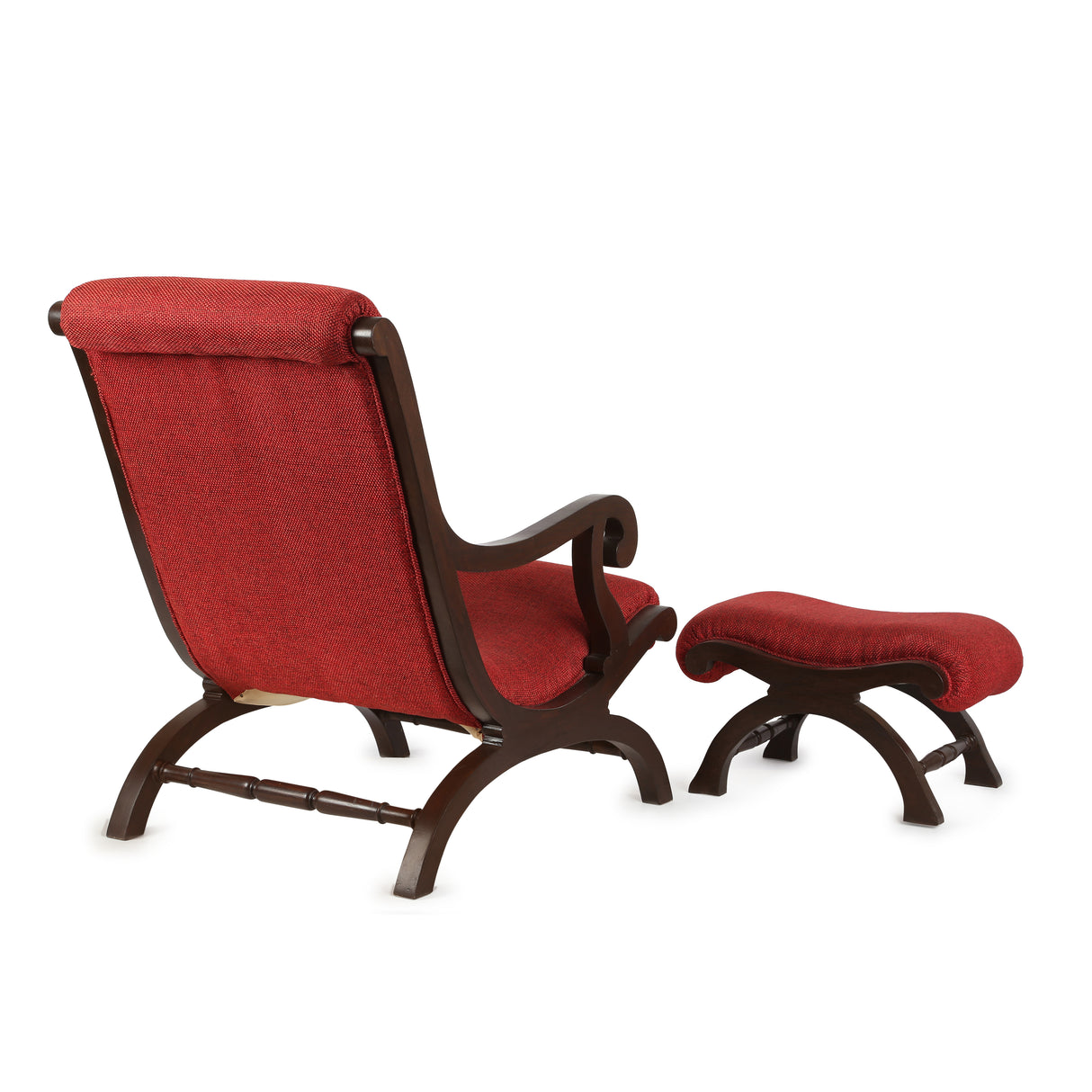 KINSE CHAIR WITH CUSHIONED FOOTREST