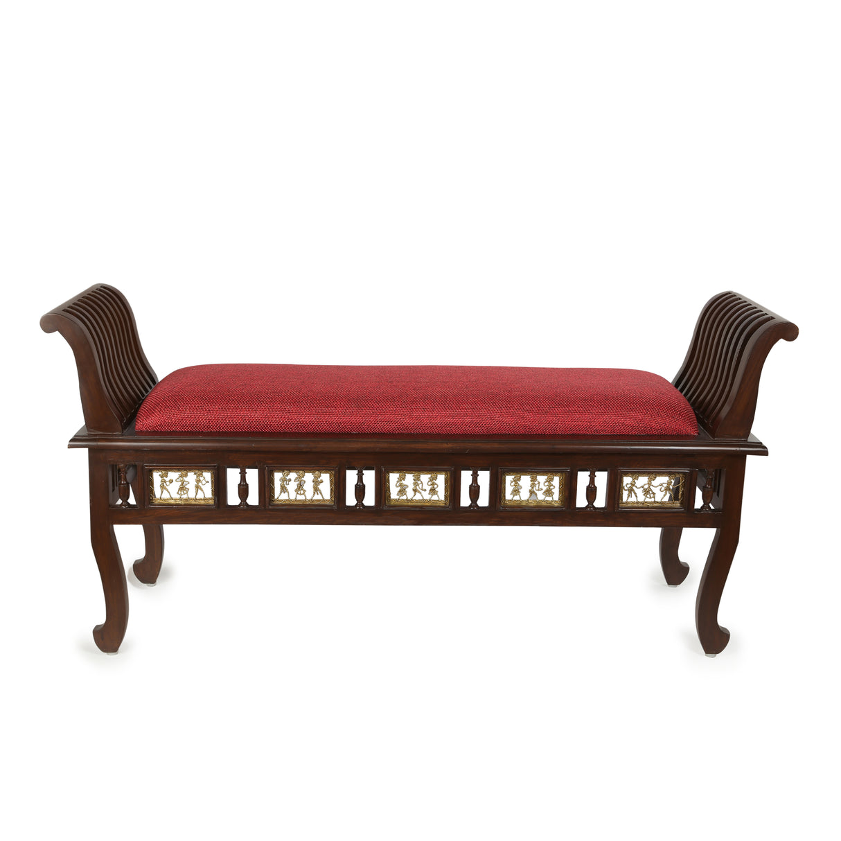 MYLA-11 OTTOMAN CUSHIONED DOUBLE SEATER