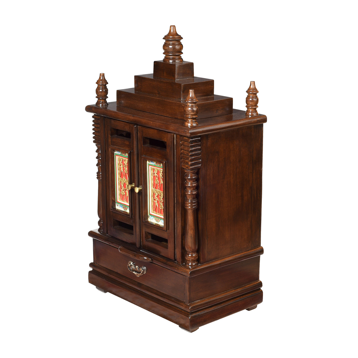 DIPTI 1 TEAK WOOD POOJA MANDIR