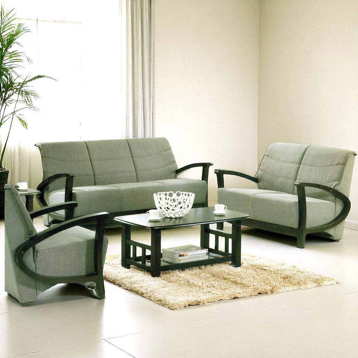 AERIAL MAHOGONY SOFA