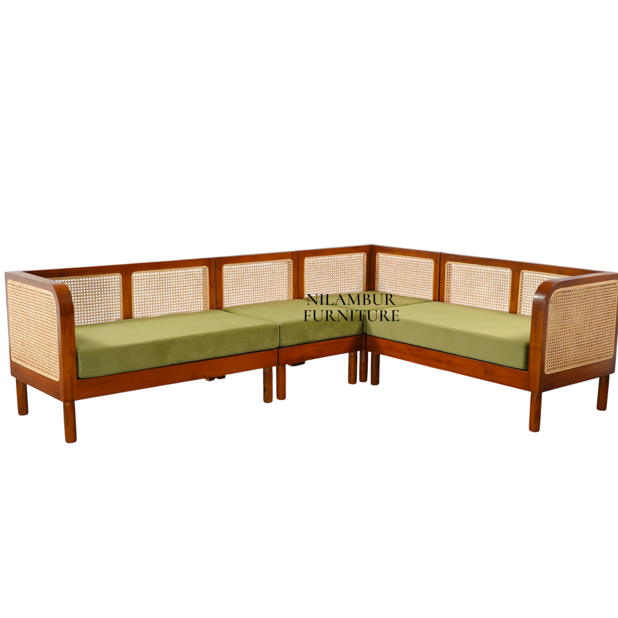 ALFONSO TEAK CORNER SOFA