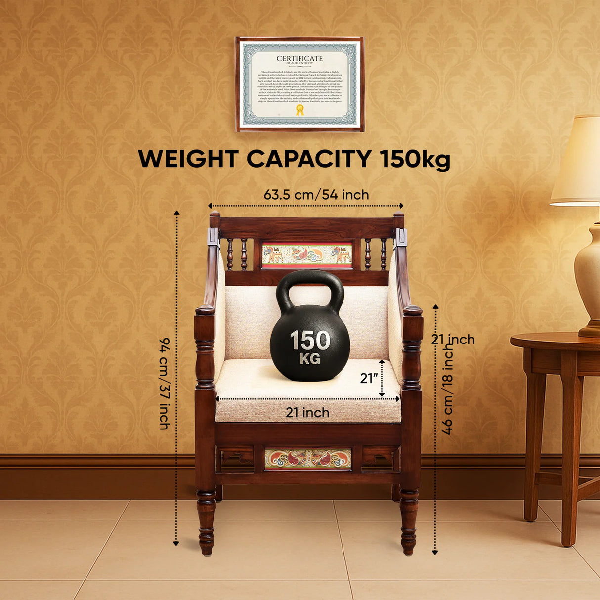 MAHARANI SINGLE SEATER SOFA