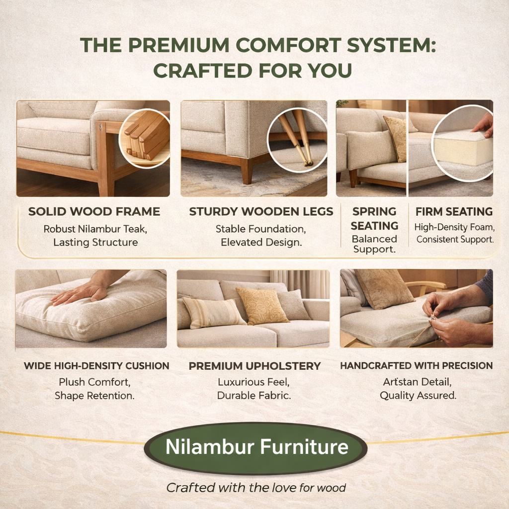 ALFONSO TEAK CORNER SOFA