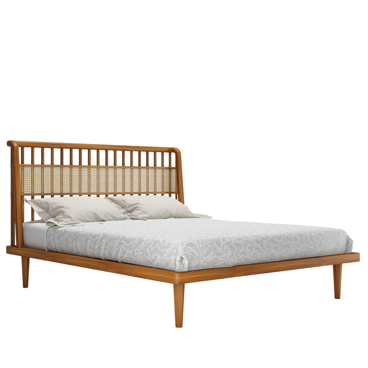 NEO RATTAN TEAK BED COT