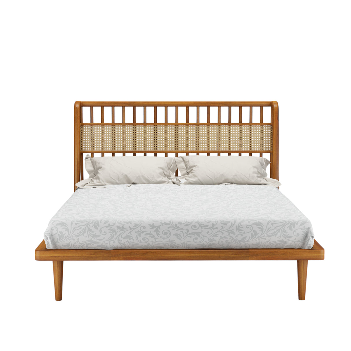 NEO RATTAN TEAK BED COT