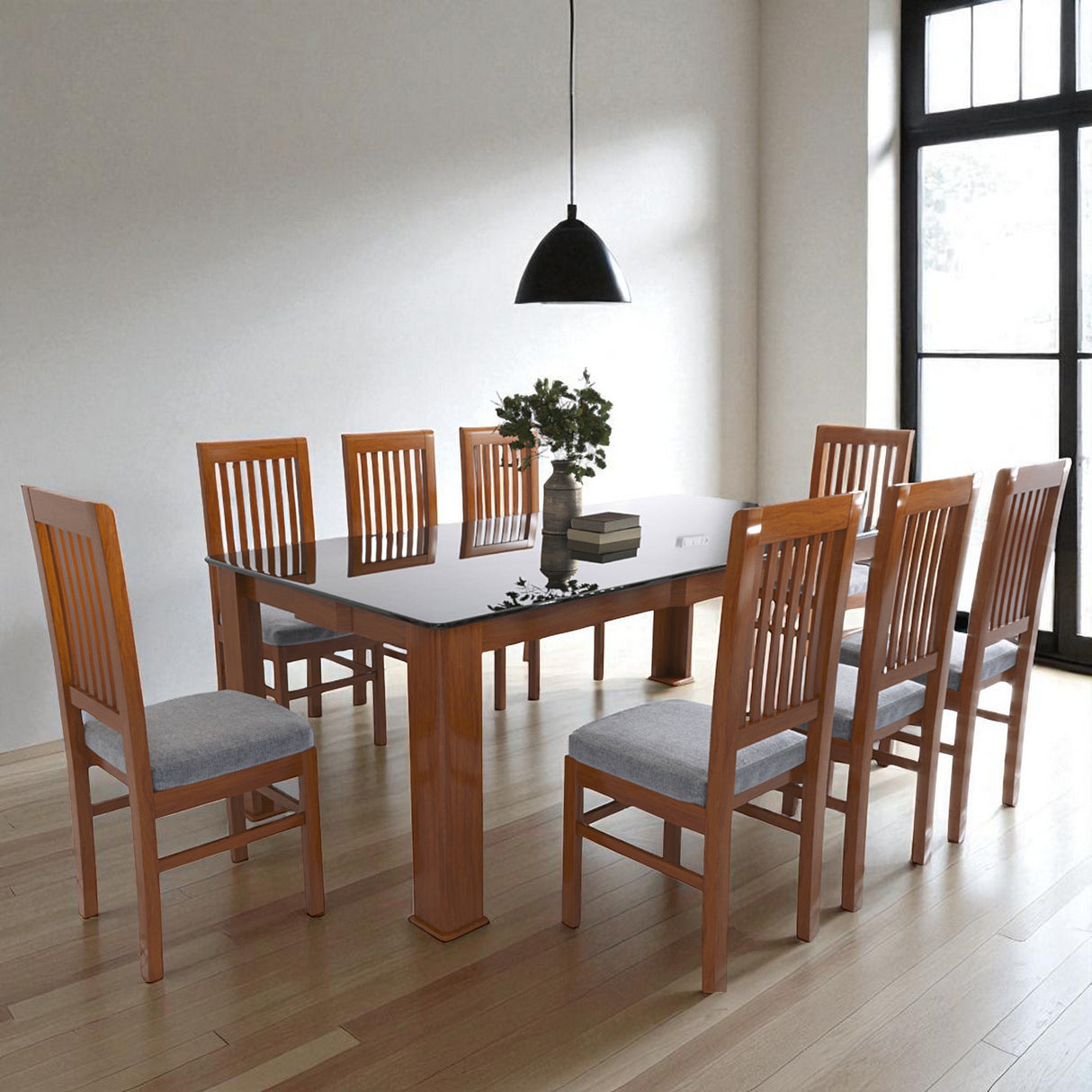 CASPIAN 8 SEATER TEAK WOOD DINING SET