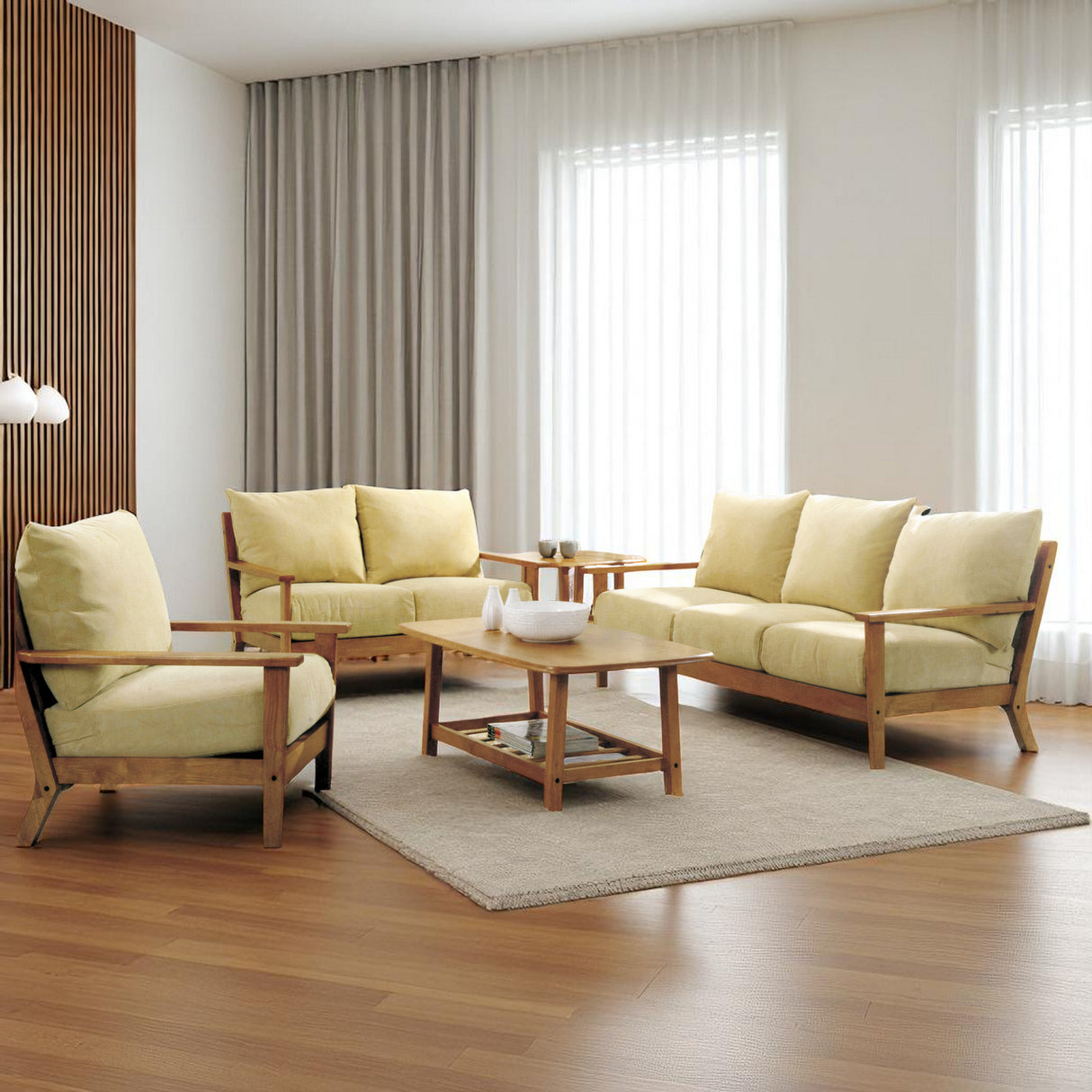 GALAXY TEAK WOOD SOFA