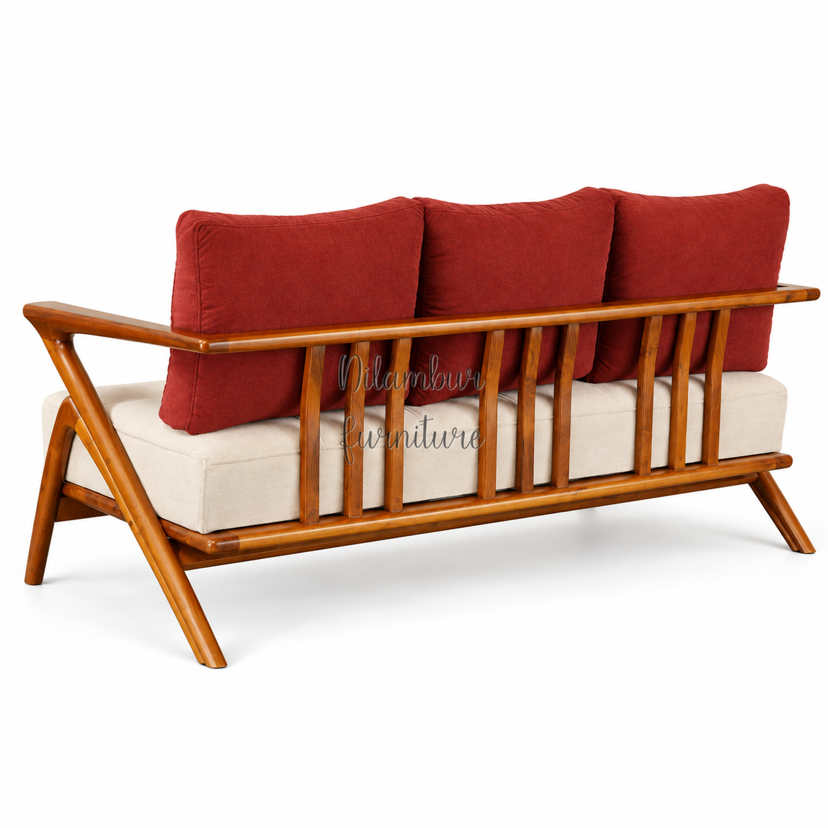 HOPPER TEAK WOOD SOFA