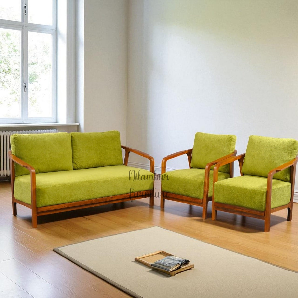 IRISH TEAK WOOD SOFA