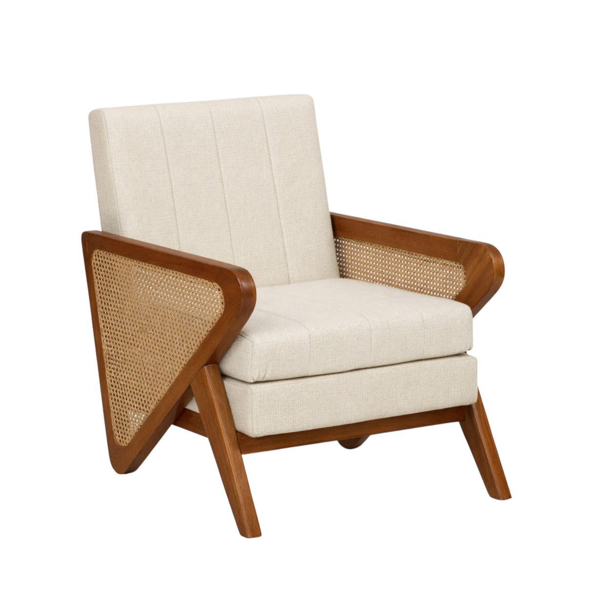 GEM TEAK WOOD RATTAN SOFA