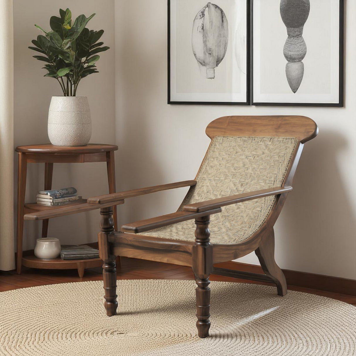 DEVA TEAK WOOD PLANTATION CHAIR