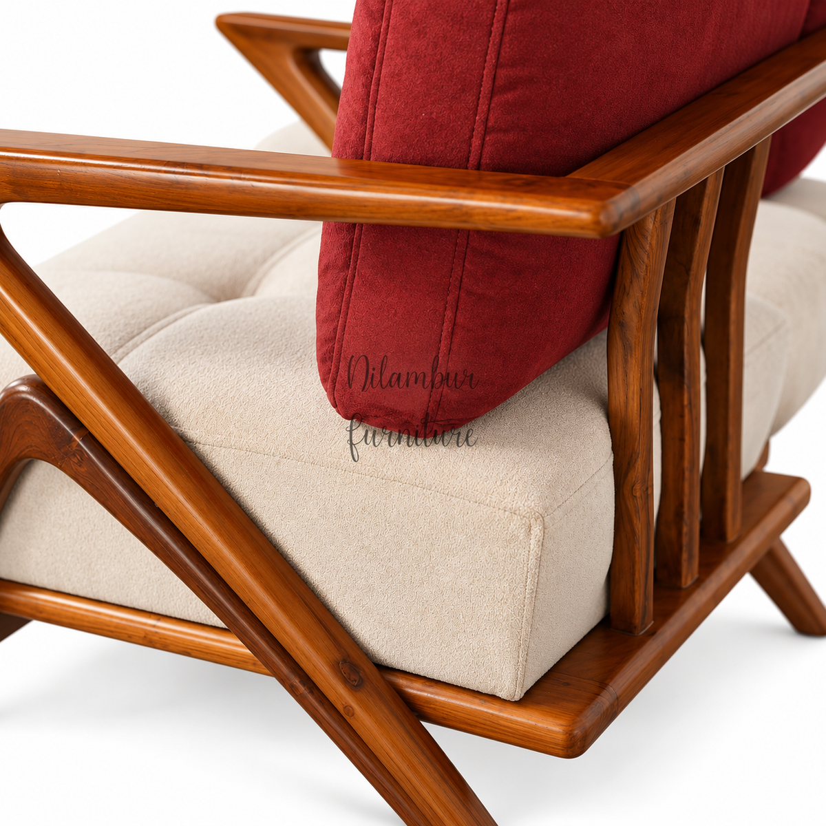 HOPPER TEAK WOOD SOFA