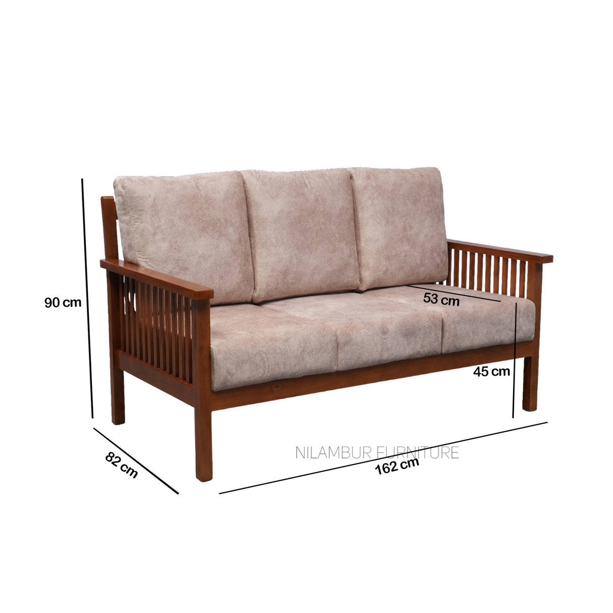 EDMOND TEAK WOOD SOFA