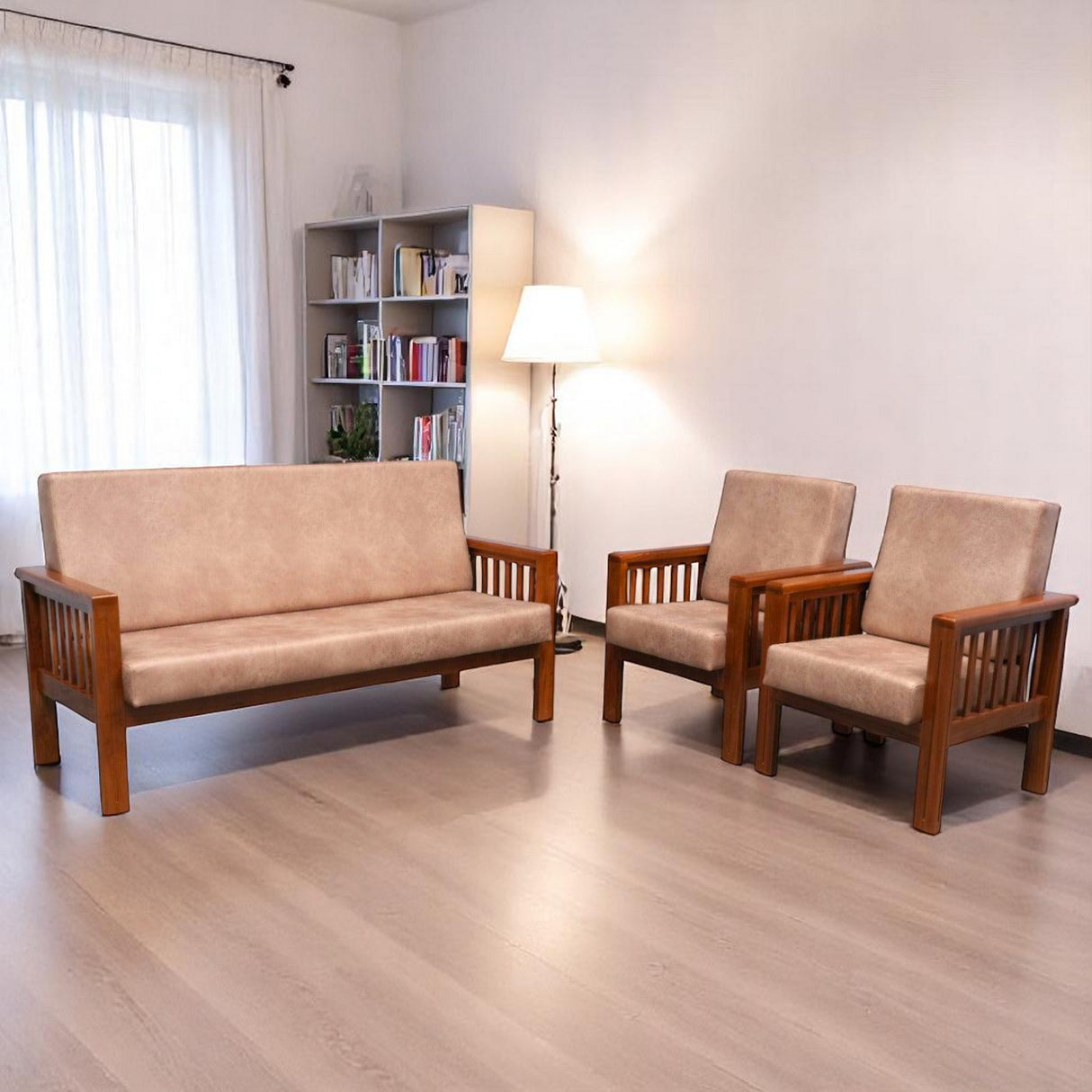 INDIGO TEAK WOOD SOFA