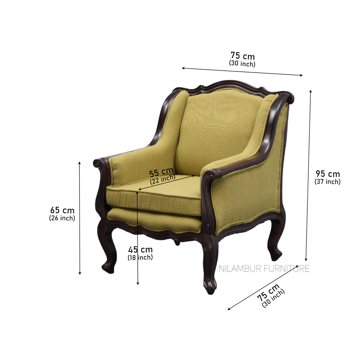 RAYMOND MAHOGONY SOFA