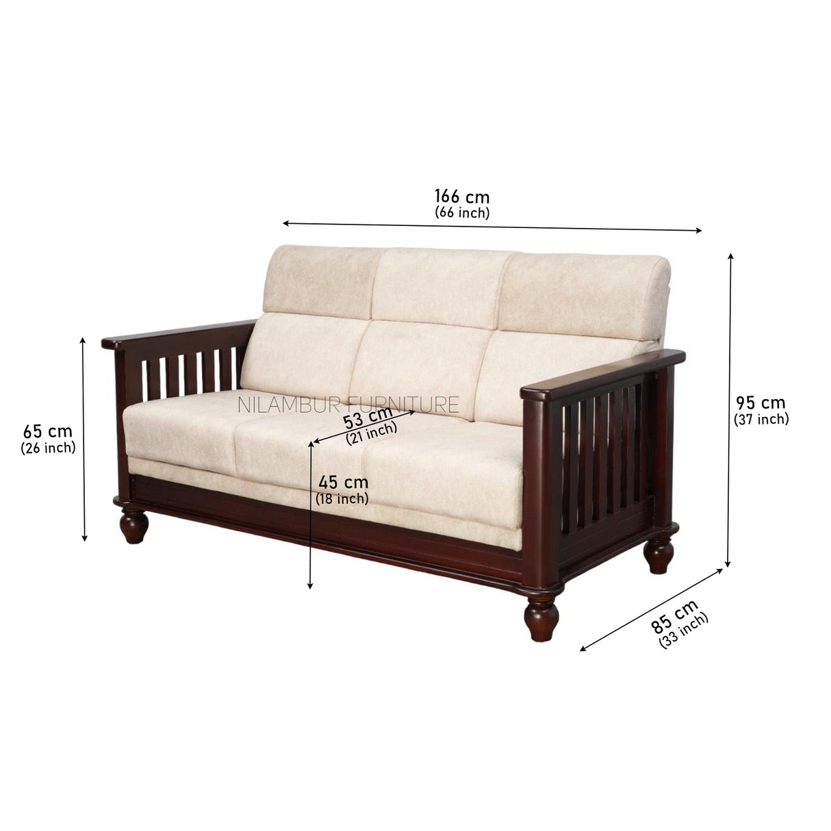 PARKER MAHOGONY SOFA