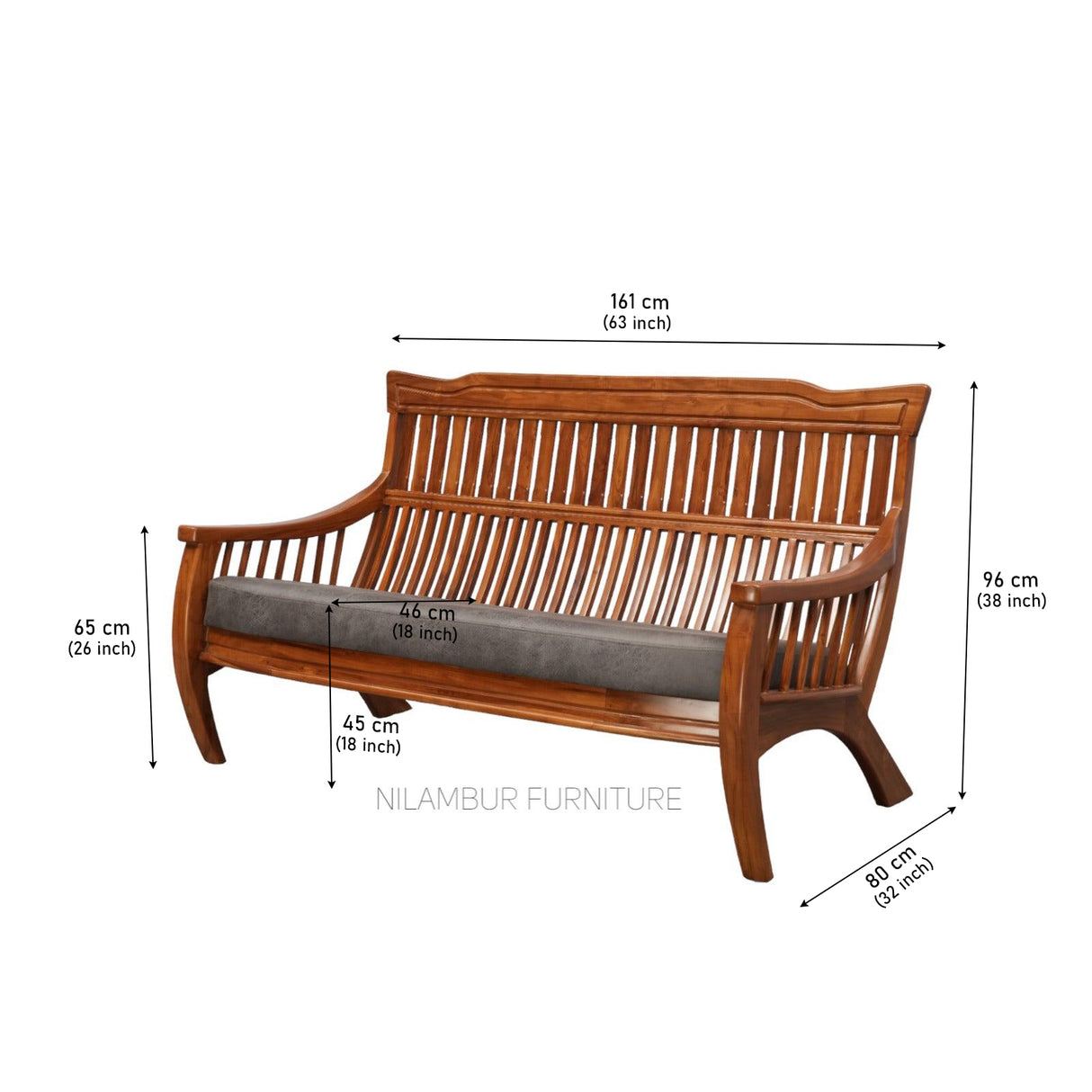 PRIME TEAK WOOD SOFA
