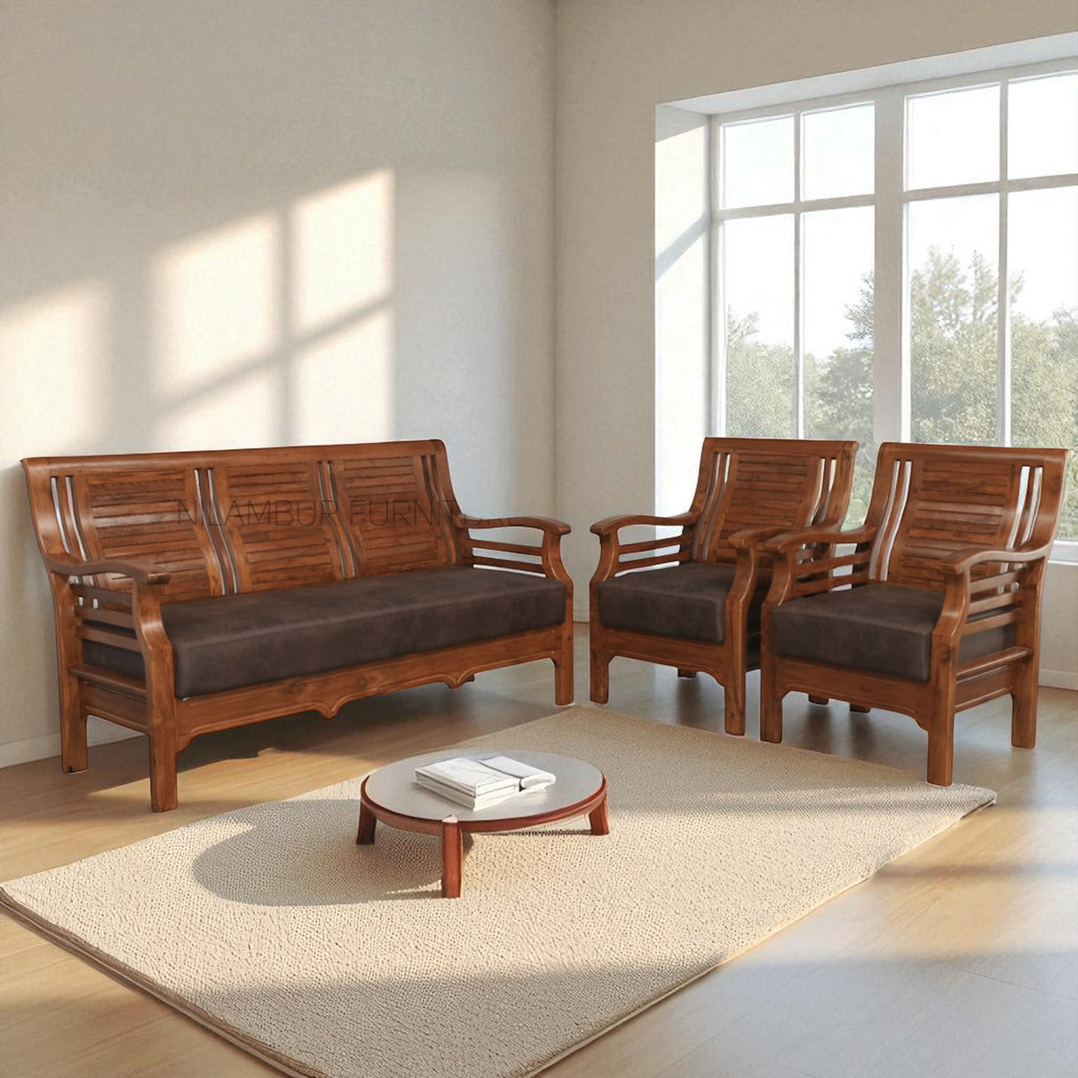 PRESTIGE TEAK WOOD SOFA