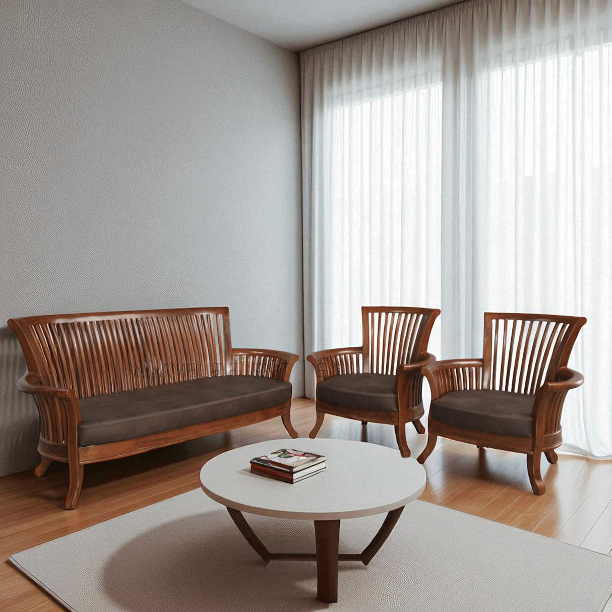 EMPIRE TEAK WOOD SOFA