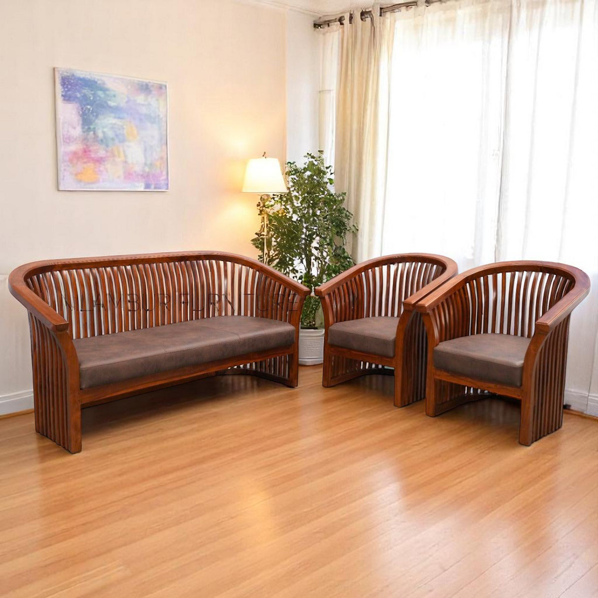 LEO TEAK WOOD SOFA