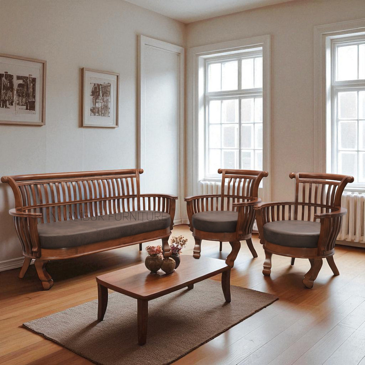 EMPRESS TEAK WOOD SOFA