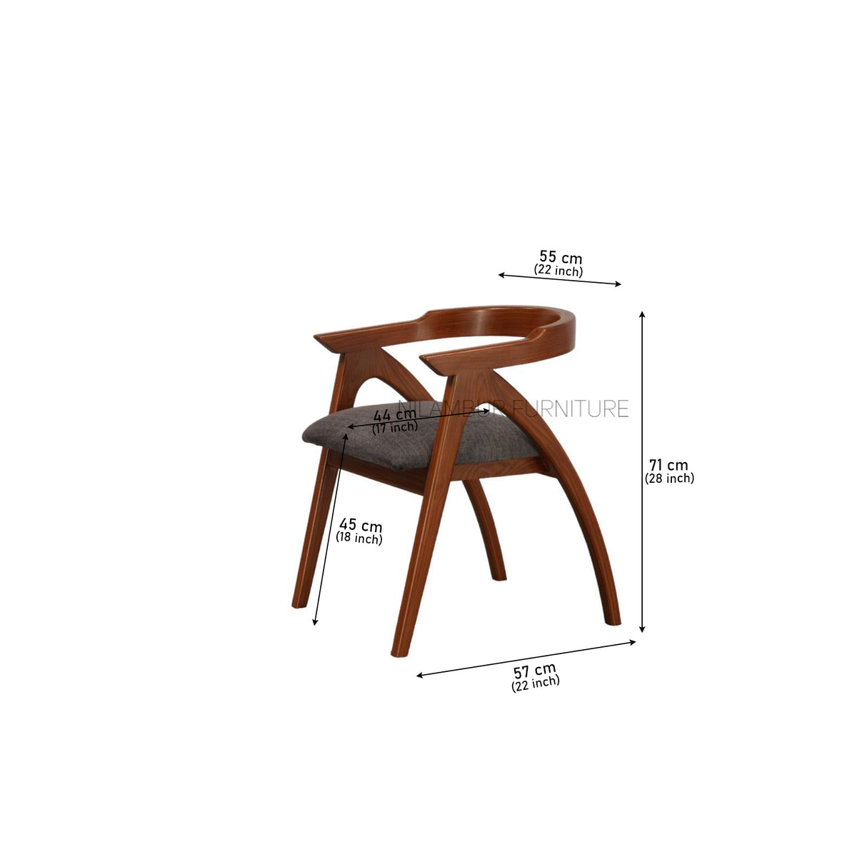TAARA MAHOGONY CHAIR