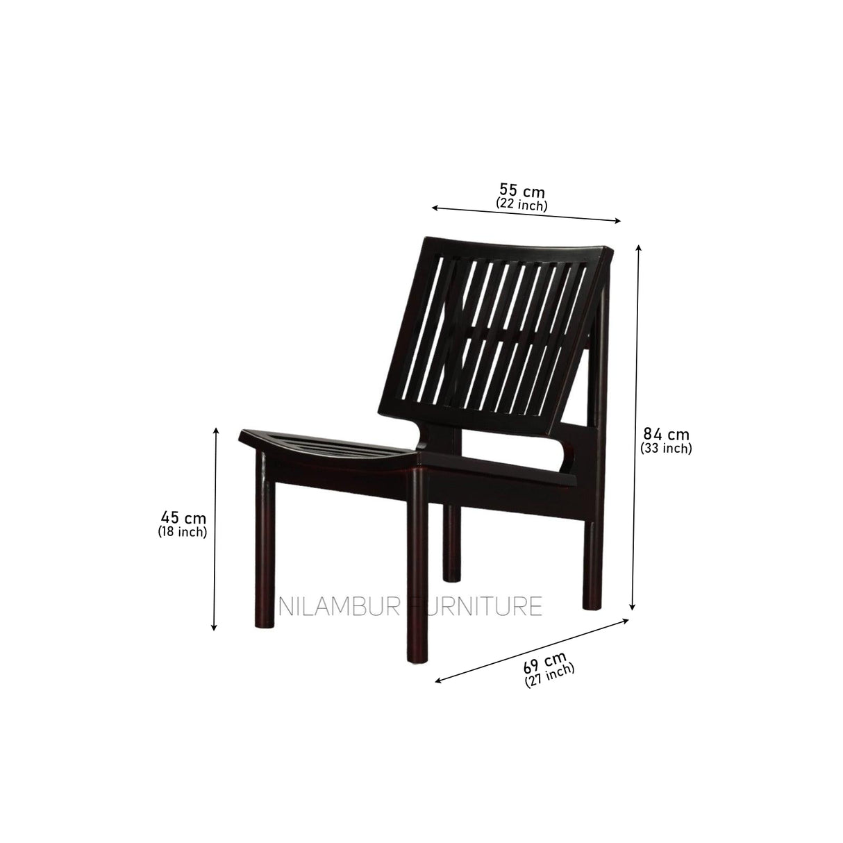 AADITYA MAHOGONY CHAIR