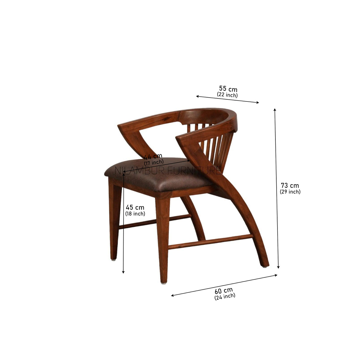 DYLAN TEAK DINING CHAIR