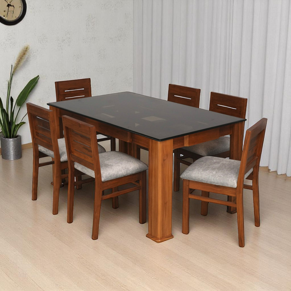 LUCA TEAK WOOD DINING SET
