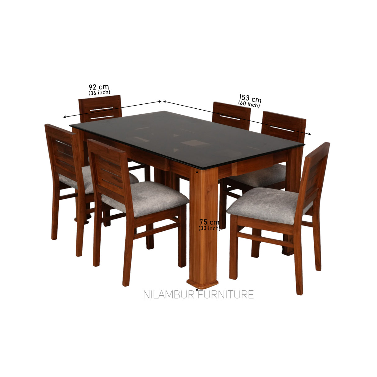 LUCA TEAK WOOD DINING SET
