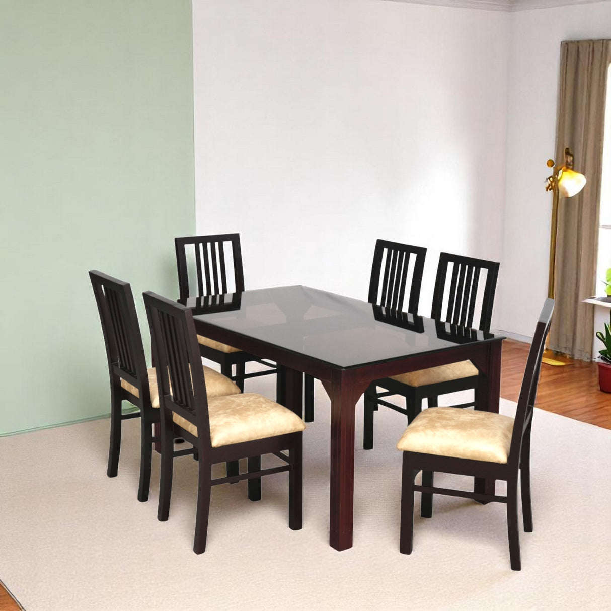 IAN MAHOGONY DINING SET