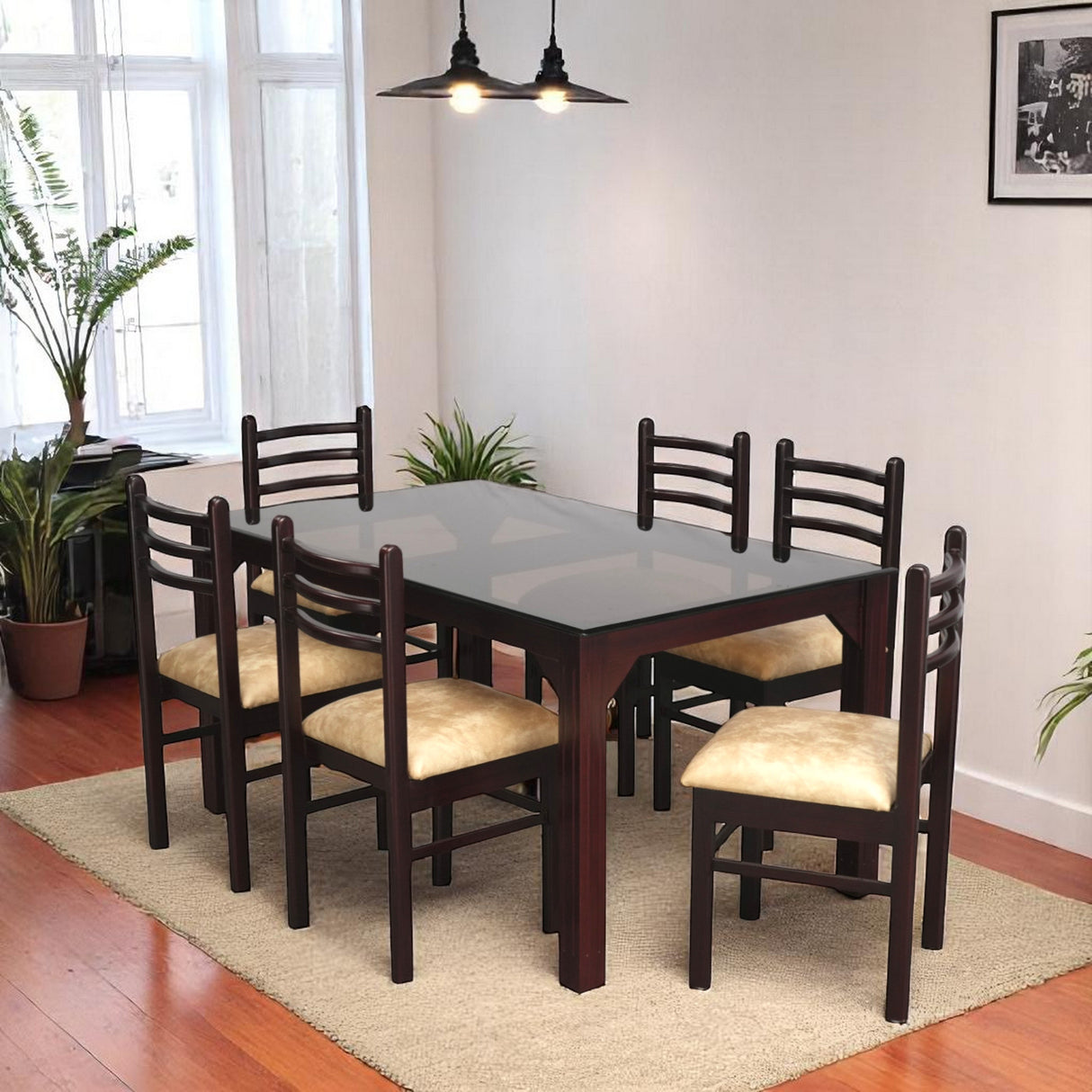 EMMA MAHOGONY DINING SET