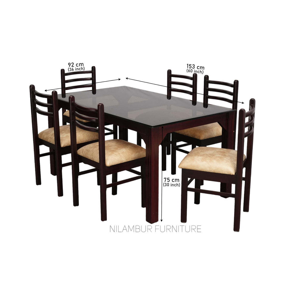 EMMA MAHOGONY DINING SET