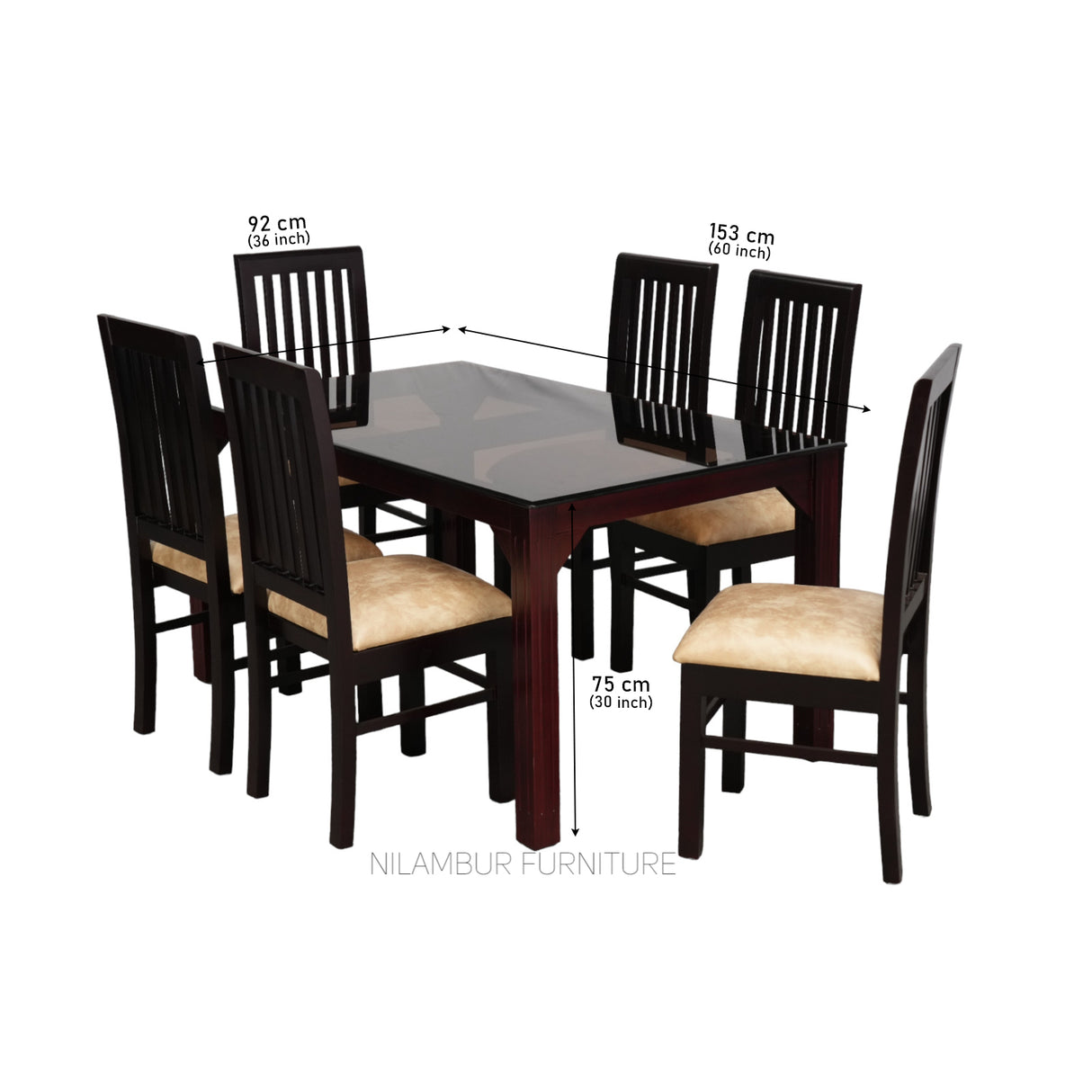 BELLA MAHOGONY DINING SET