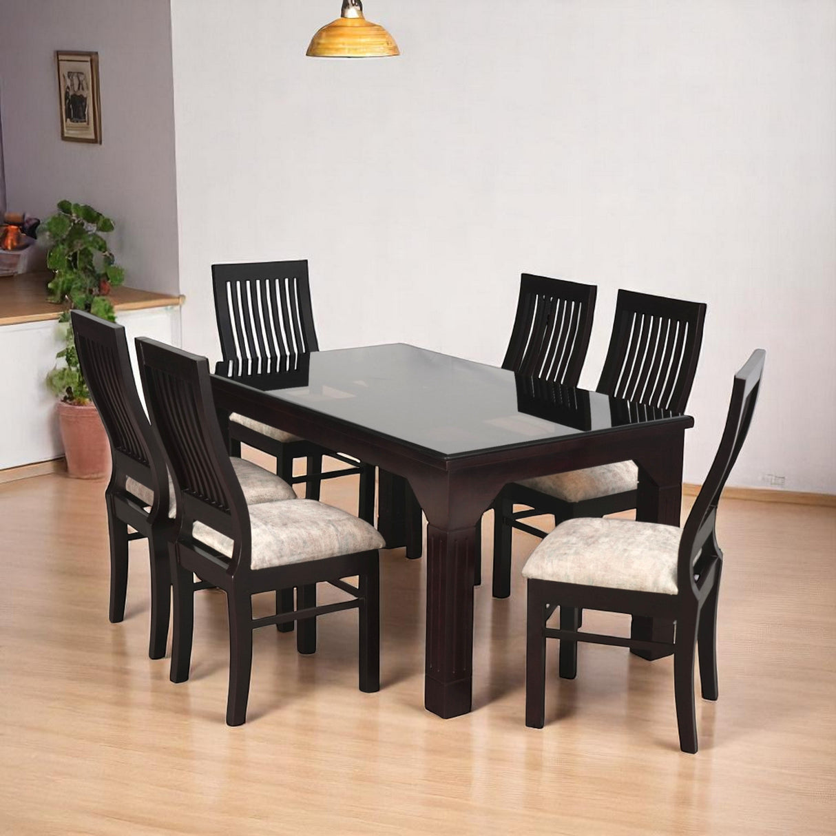 HAZEL MAHOGONY DINING SET