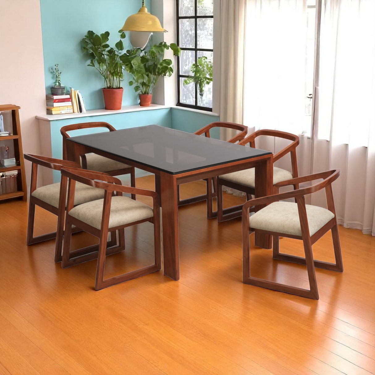 HUGO MAHOGONY DINING SET