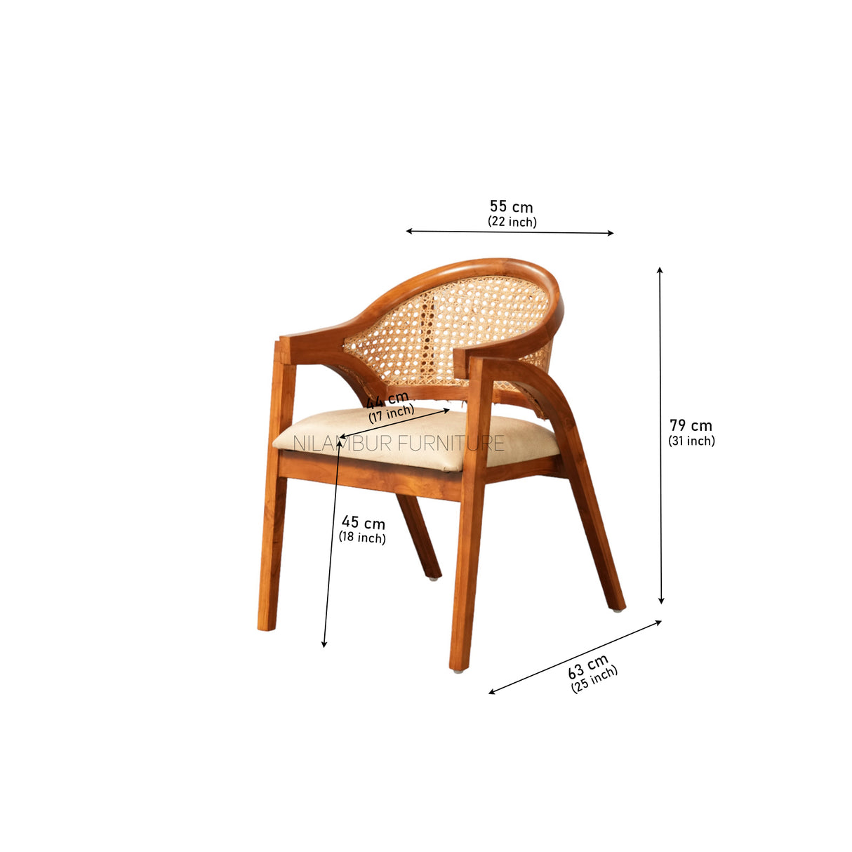 DEVAK TEAK WOOD CHAIR