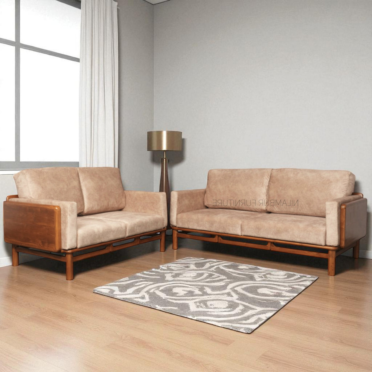 CAIRO TEAK WOOD SOFA