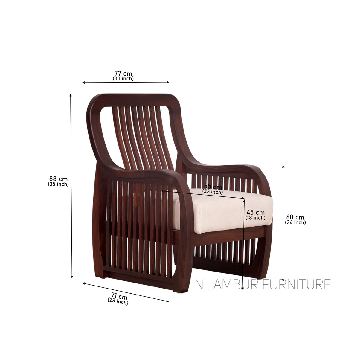 PREMIER ROSEWOOD SOFA