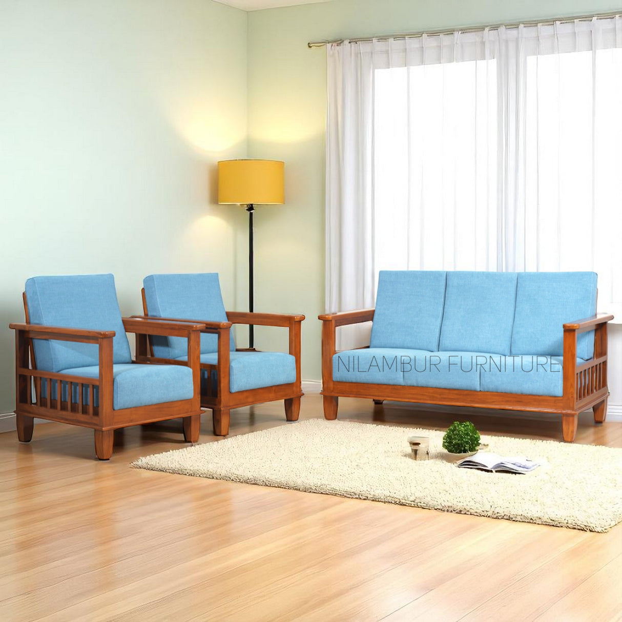 OWENS TEAK WOOD SOFA