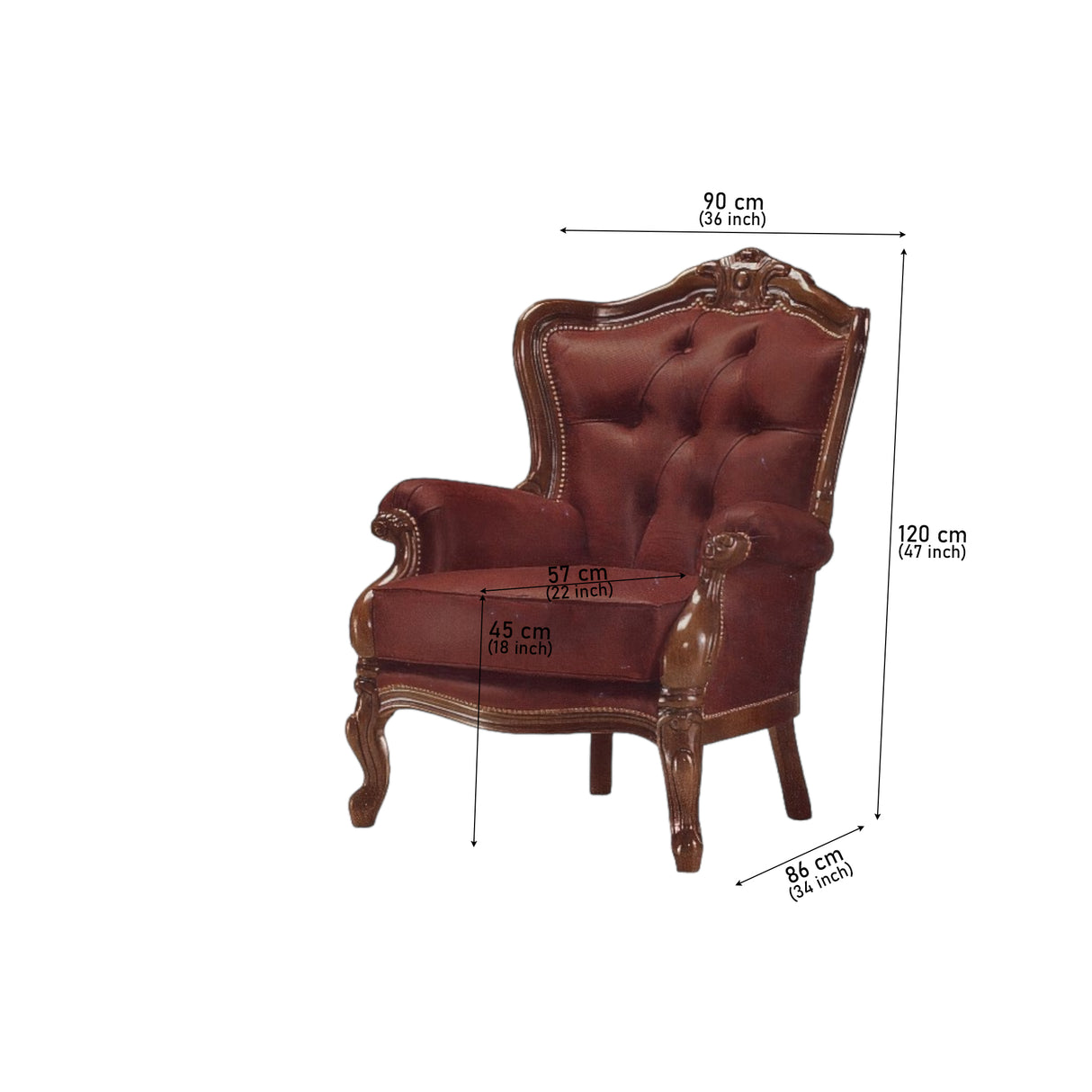 EMERALD TEAK WOOD SOFA