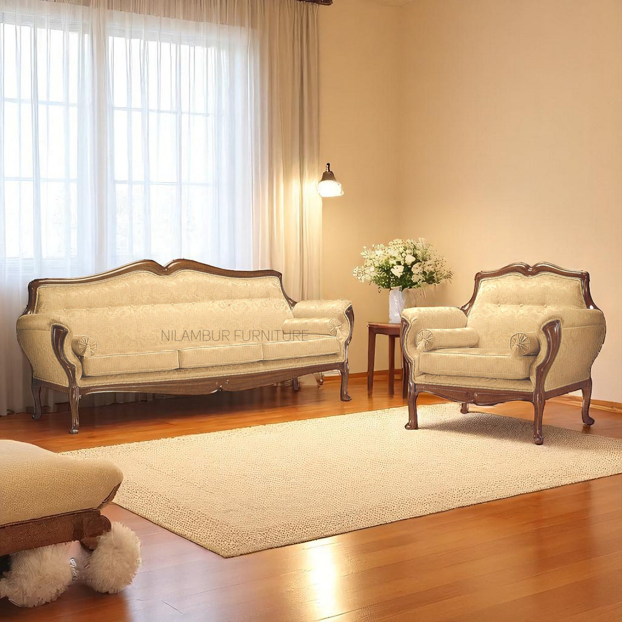 SAPHIRE TEAK WOOD SOFA