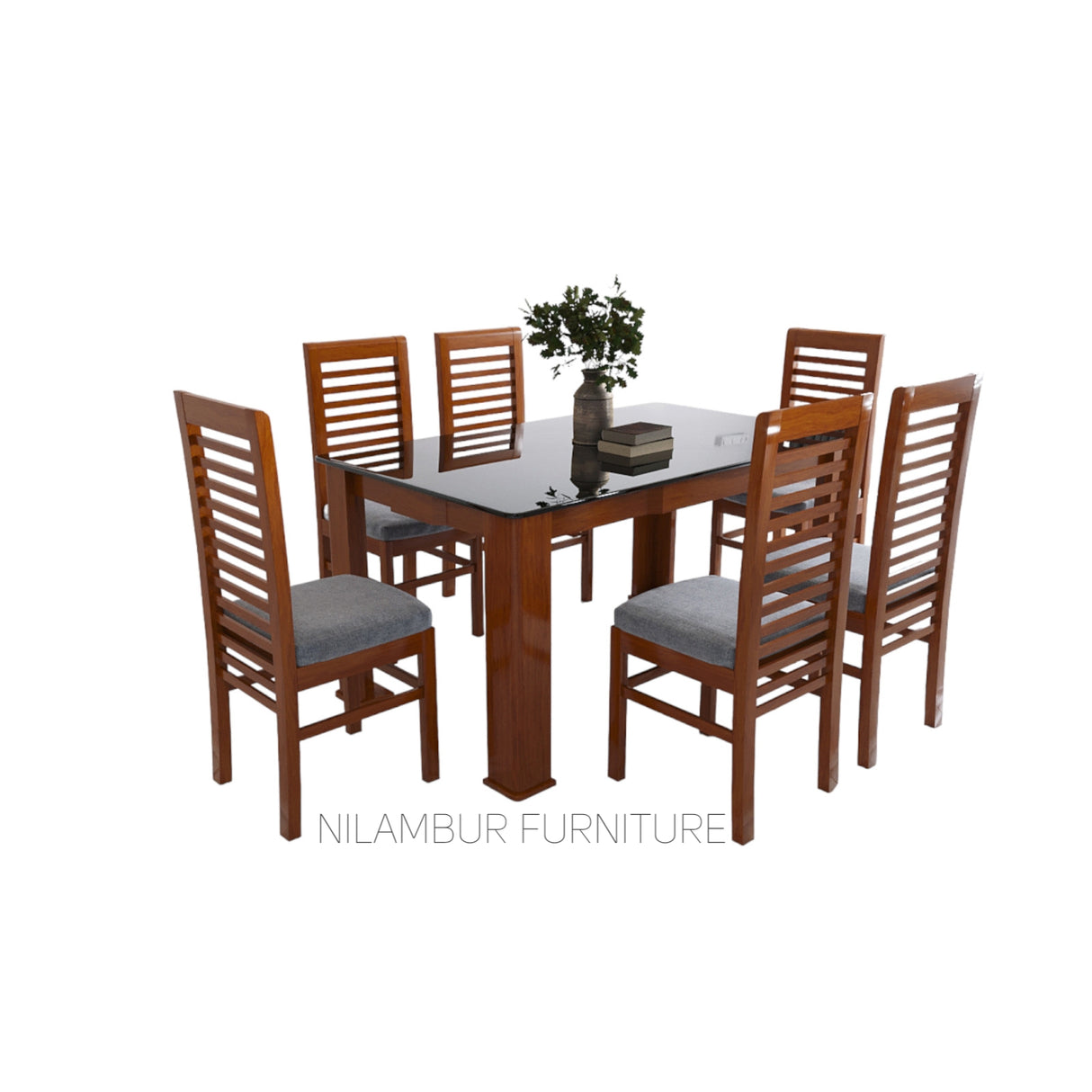 CELIO TEAK WOOD DINING SET - Nilambur Furniture
